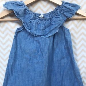 Off Shoulder Denim Dress